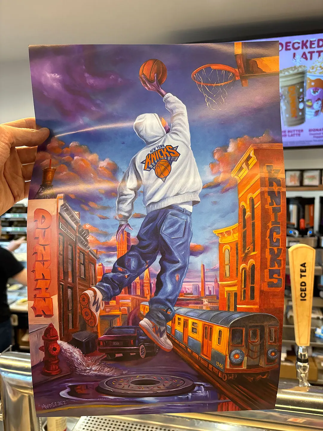 Knicks Dunkin Donuts 1 — image 2