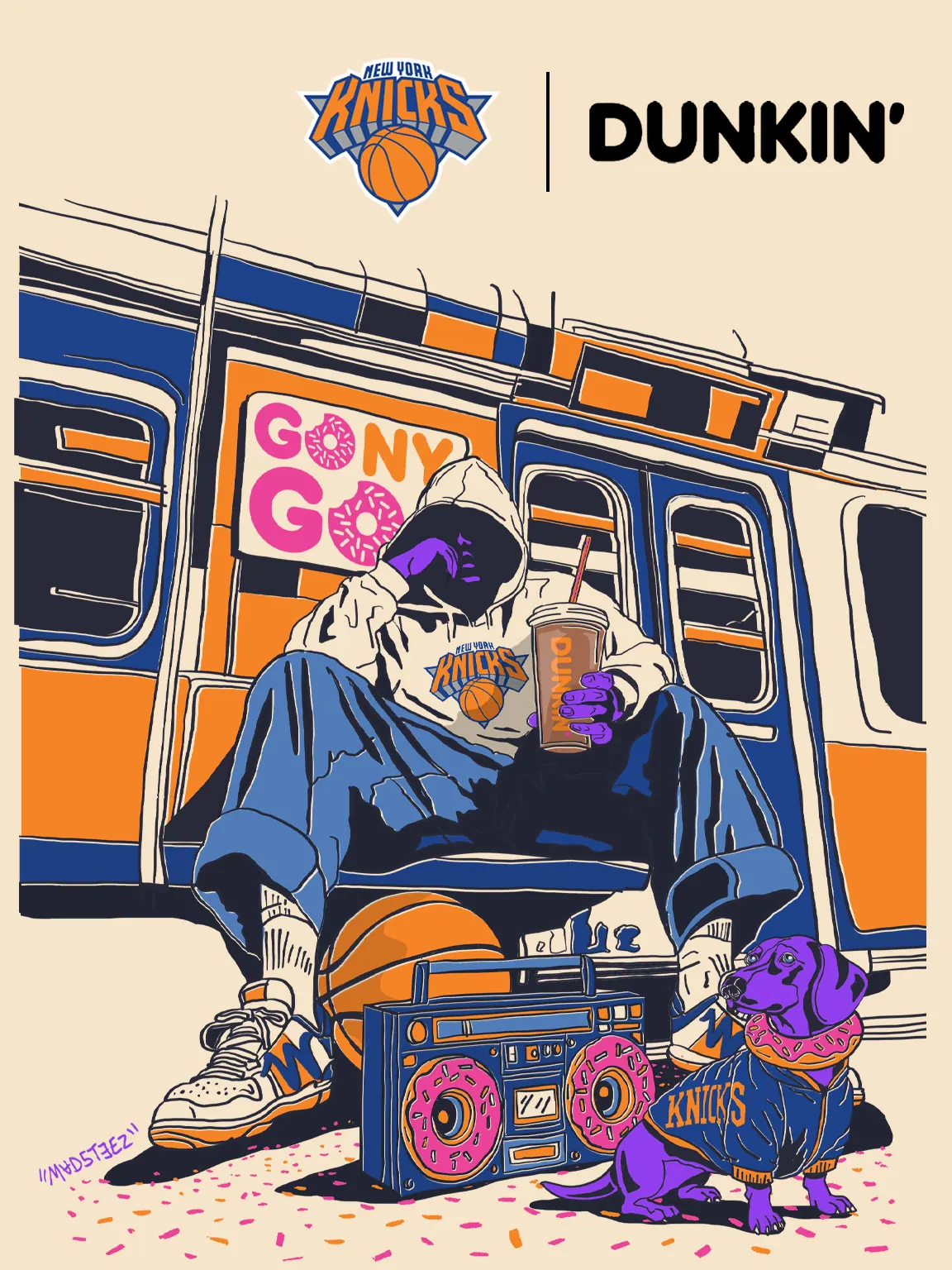 Knicks Dunkin Donuts 2 — featured image